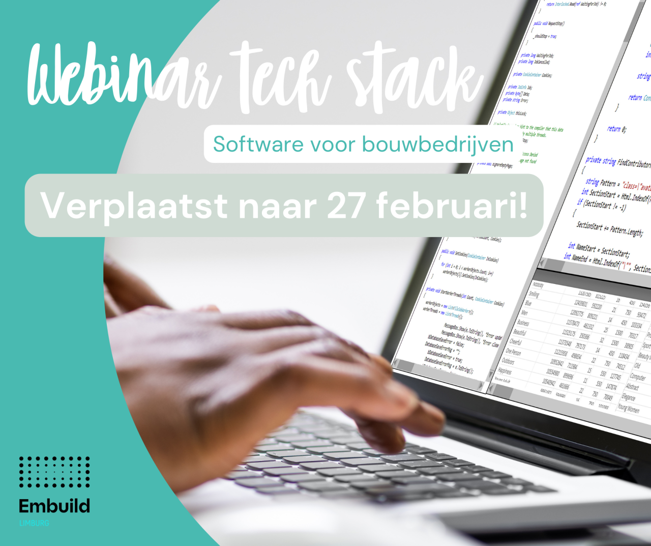 Webinar: het belang van een vaste & flexibele tech stack verplaatst naar 27 februari 2024